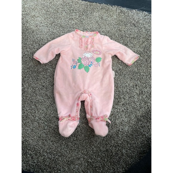 Zapf Other - Vintage Baby Annabell Zapf Creations‎ Doll Pink Sleeper Romper